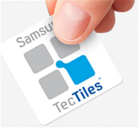 Samsung TecTiles: NFC stickers do cool stuff with your phone